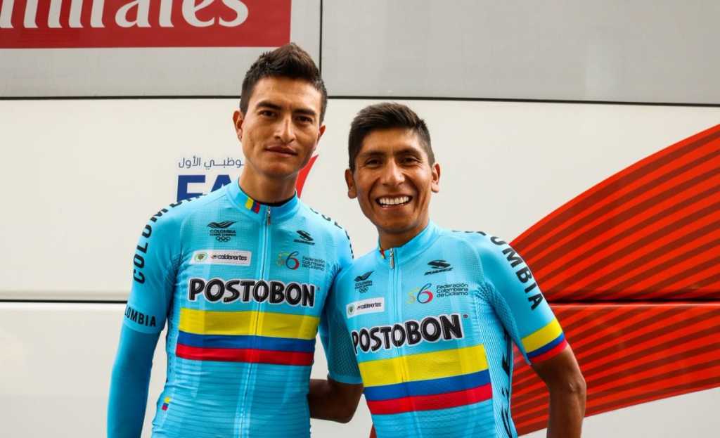 Nairo Quintana - Winner Anacona - Mundial de Innsbruck (ph 2. Fedeciclismo) - Escarabajos Colombianos