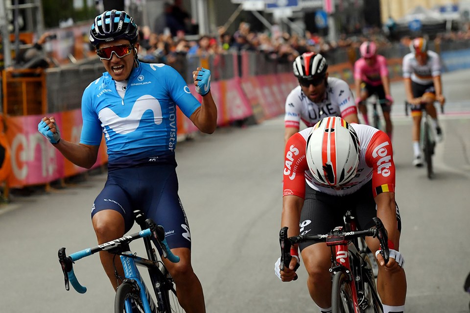 Richard-Carapaz - Giro de Italia etapa 4 (Ph. Giro d'Italia)- Escarabajos Colombianos