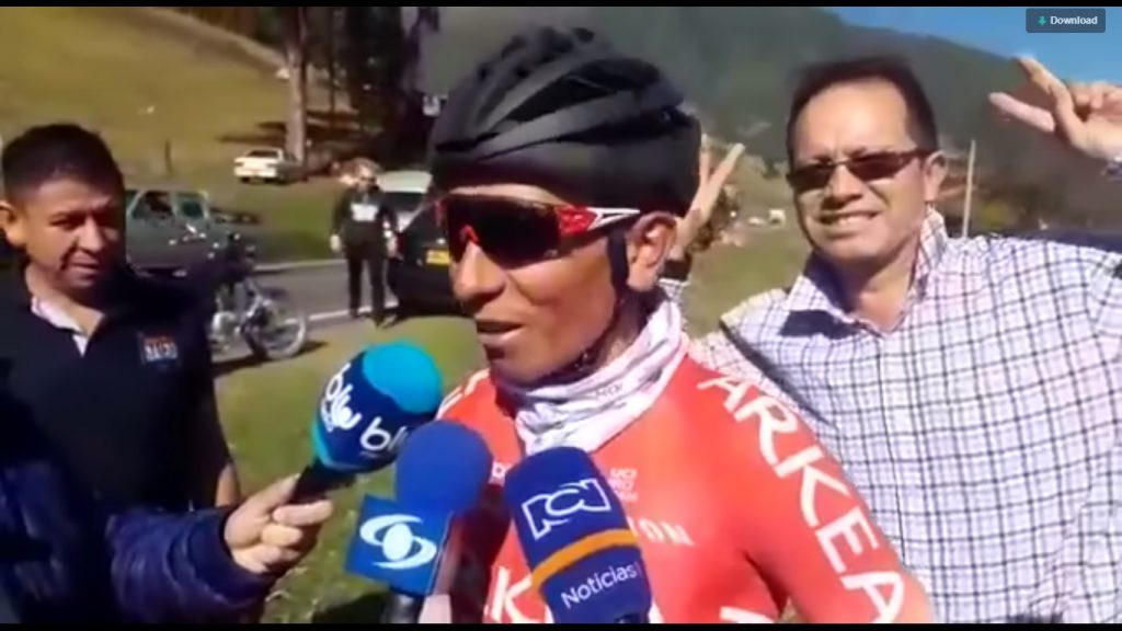 Nairo Quintana aficionado