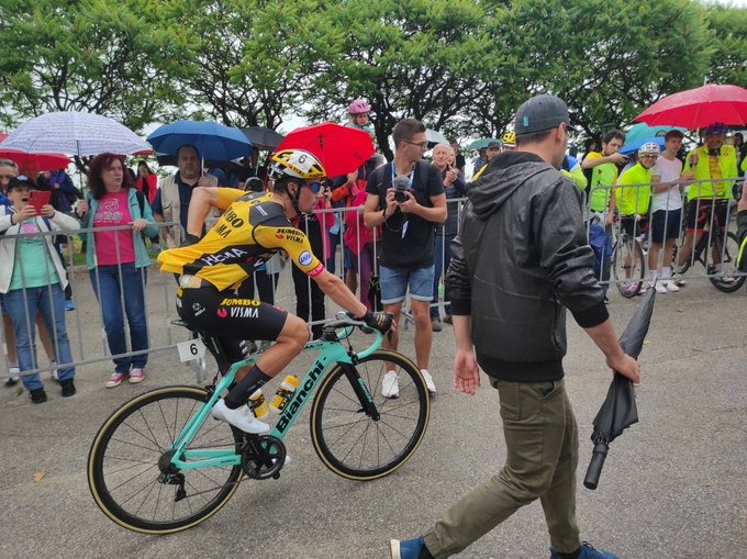 El detalle que marca el reinicio del ciclismo en el Campeonato de Eslovenia