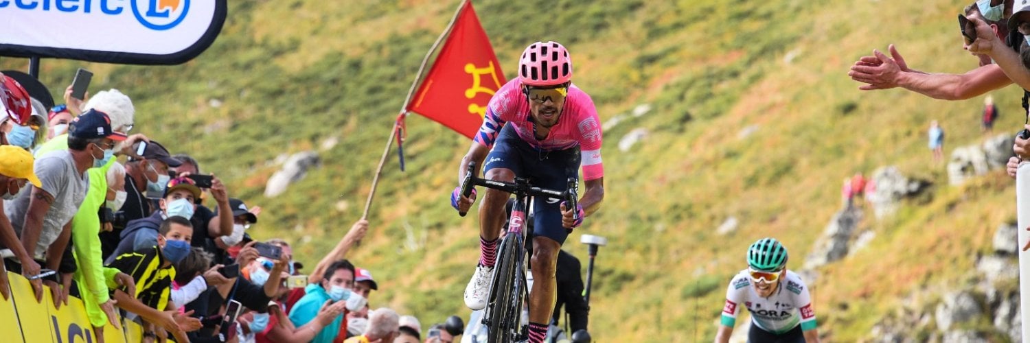 Daniel Martínez velocidad etapa 13 Tour de Francia 2020ph. LeTour tw - www.ciclismocolombianocom
