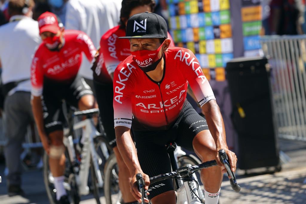 Nairo Quintana etapa 7 Tour de Francia 2020 penalización . ph. Arkea Samsic - www.ciclismocolombiano.com