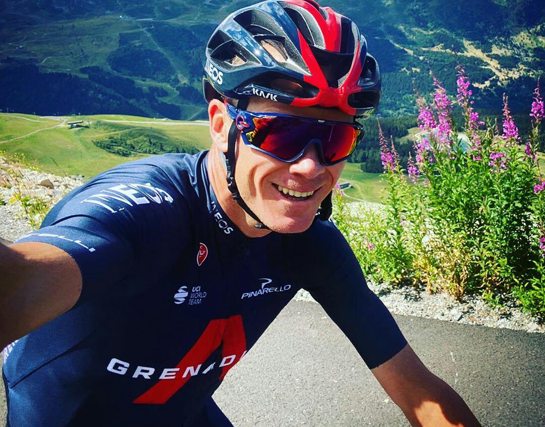 Froome analiza Roglic Tour Ph: instagram Froome - www.ciclismocolombiano.com