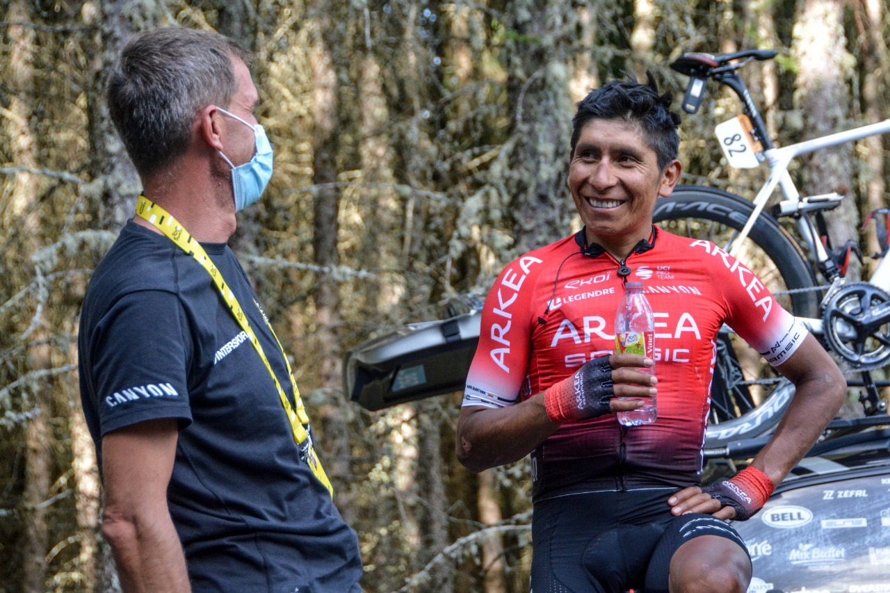 Nairo muestra su positivismo Tour de Francia 2020