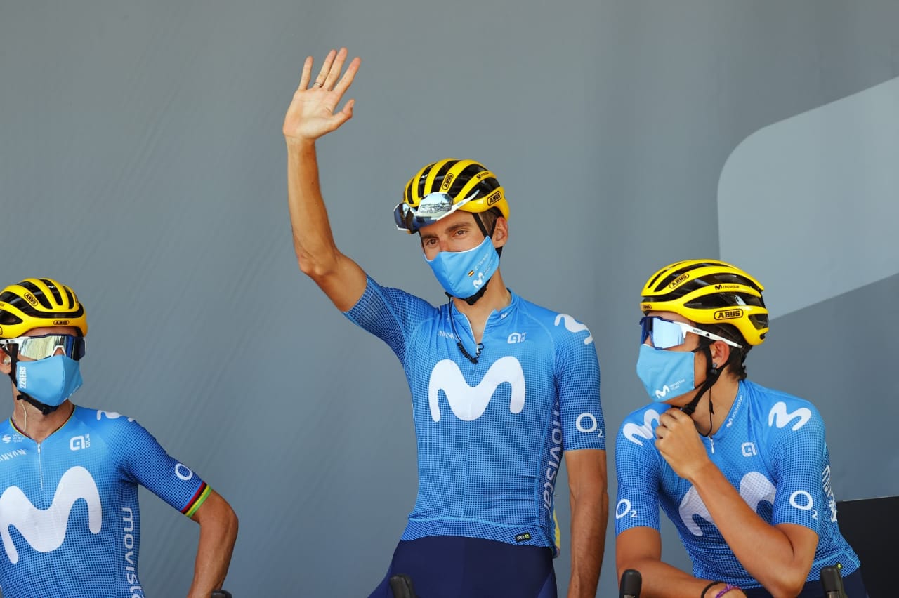 Carlos Verona Tour de Francia 2020 - ph. Movistar Team - www.ciclismocolombiano.com