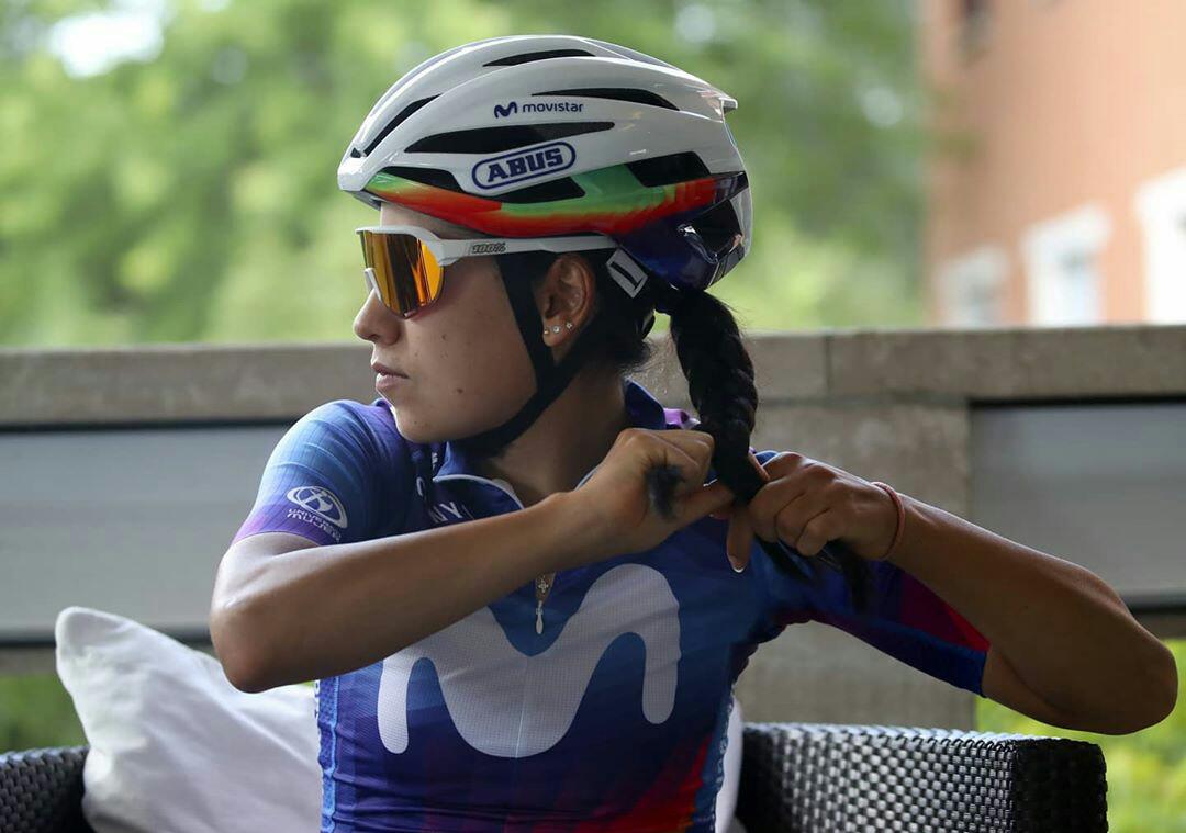 Paula Patiño Giro Rosa 2020 Ph: IG Paula Patiño - Movistar Team