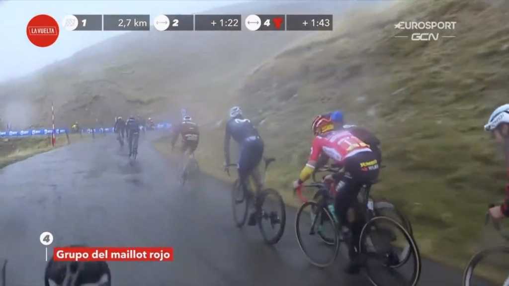 Ataque Carapaz etapa 6 Roglic Vuelta a España 2020