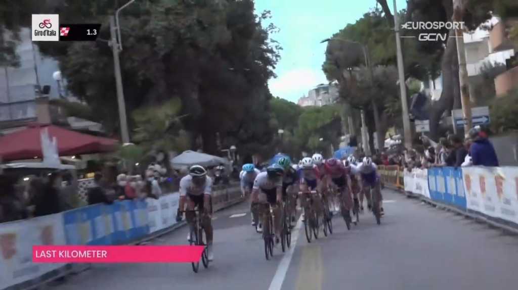 Maxi Richeze desccordinación en el Giro de Italia 2020