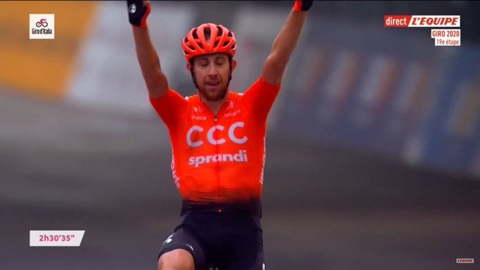 Ganador de la etapa 19 Giro de Italia, Josef Cerny