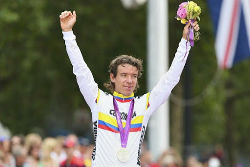 Rigoberto Urán podio Londres 2012