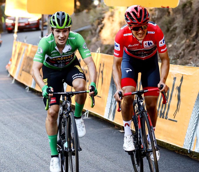 Carapaz mensaje Roglic Vuelta a España 2020