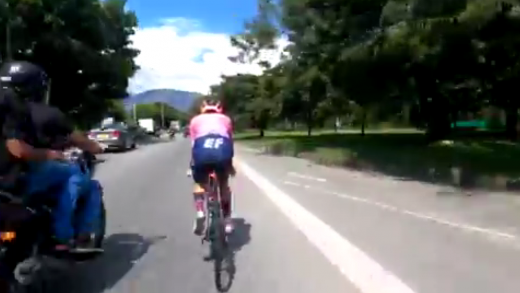 Sergio Higuita moto video
