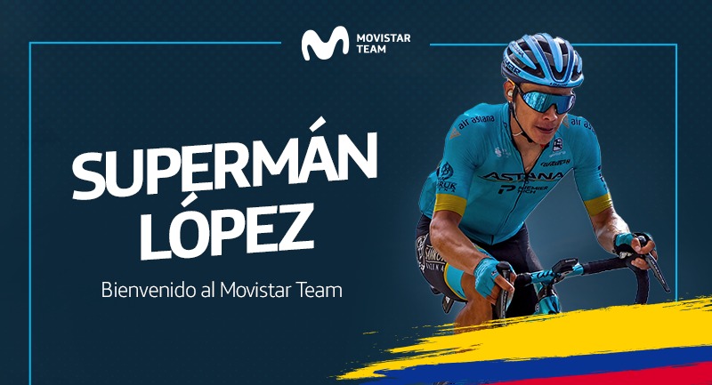 López Movistar Team redes sociales