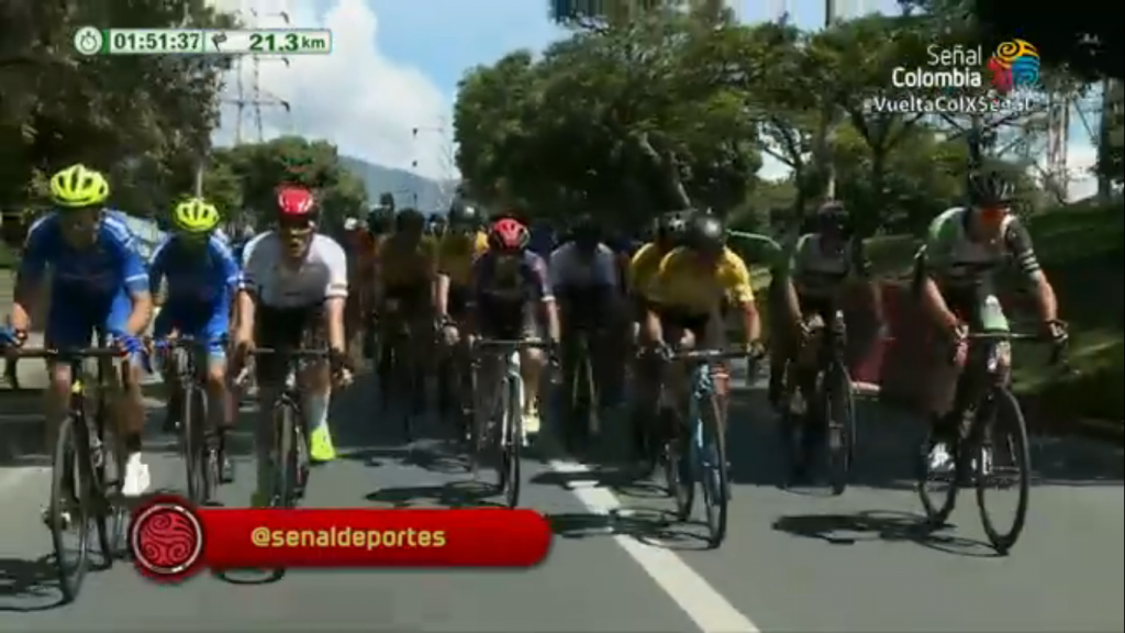 recorta recorrido Vuelta Colombia 2020