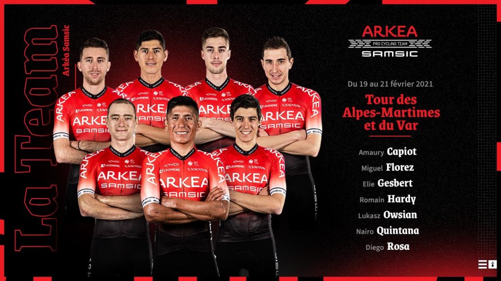 Arkea Samsic Tour de los Alpes Marítimos 2021 Nairo