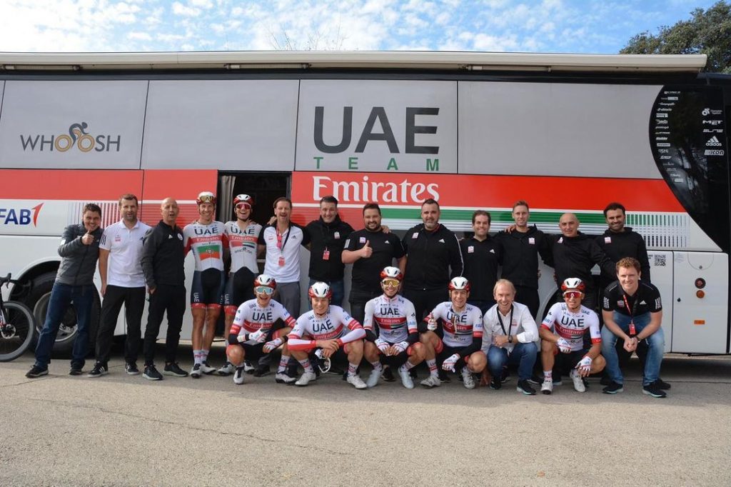 Joxea Matxín aviso Jumbo Visma Team Ineos UAE Team Emirates
