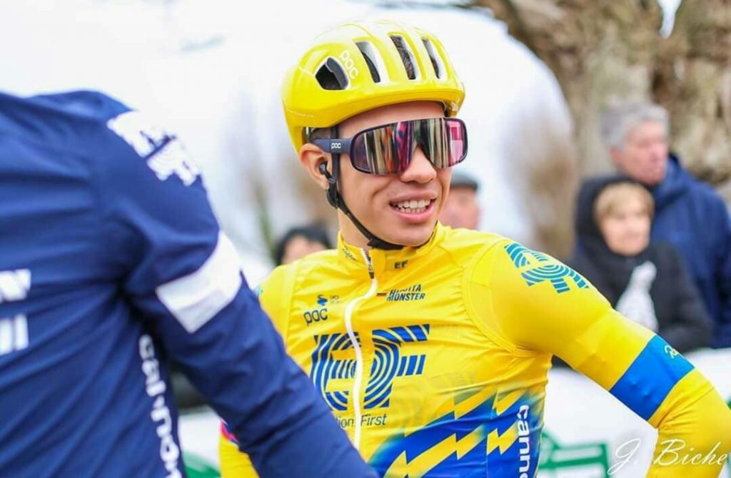 Sergio Higuita tercero UAE