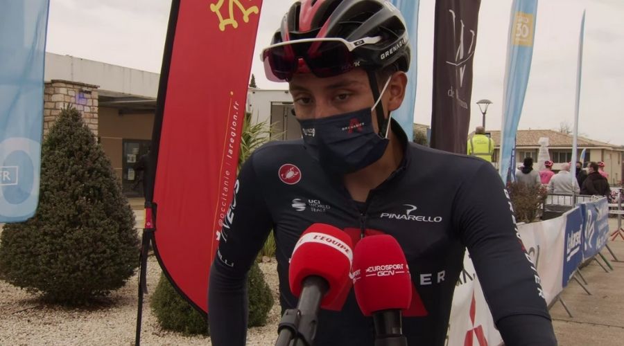 Egan Bernal mensaje tras frío etapa 5 Tirreno Adriático 2021