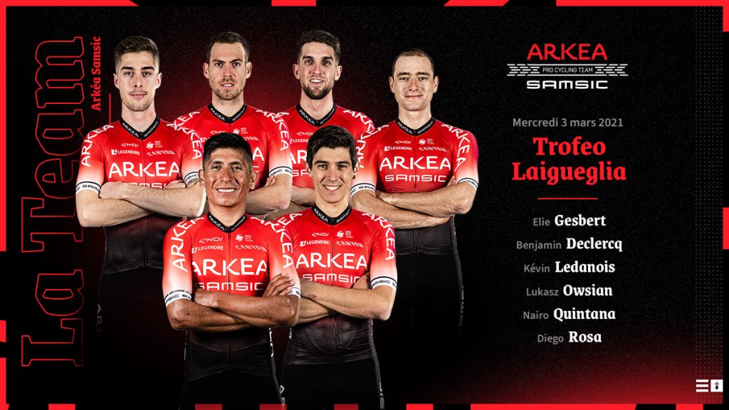 Nairo equipo Trofeo Laigueglia 2021