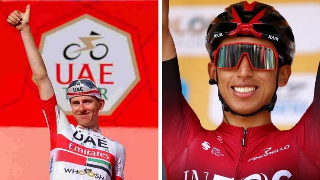 Egan Bernal Tadej Pogacar primer duelo 2021 Strade Bianche