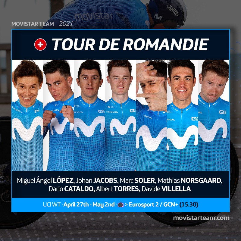 López Movistar Team Romandía 2021