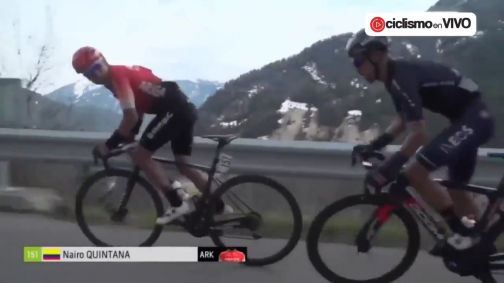 duelo Nairo Martínez etapa 2 Alpes 2021