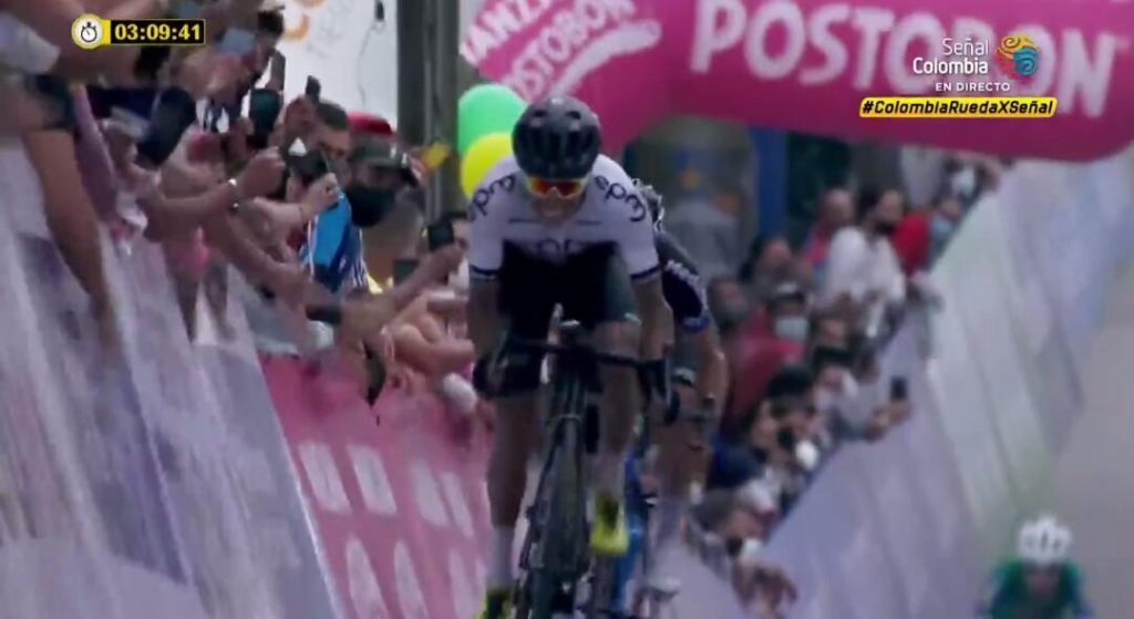 Aldemar Reyes gana etapa 5 Vuelta Colombia 2021 

