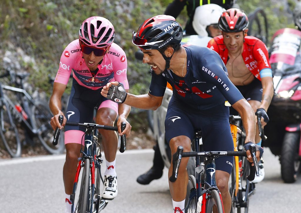 Egan Bernal mensaje mal día Giro de Italia 2021