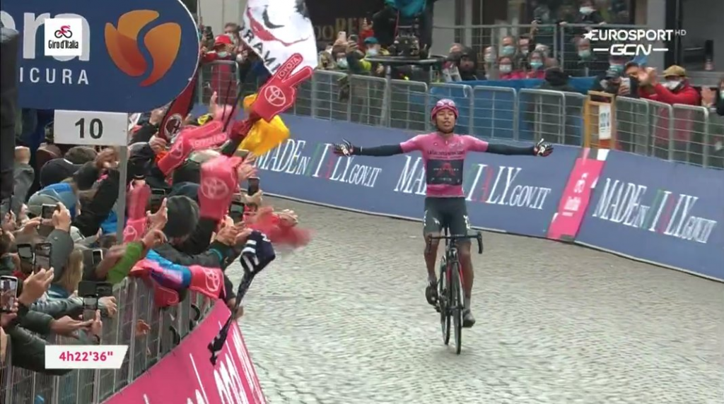 Egan Bernal historia dato Giro Italia 2021