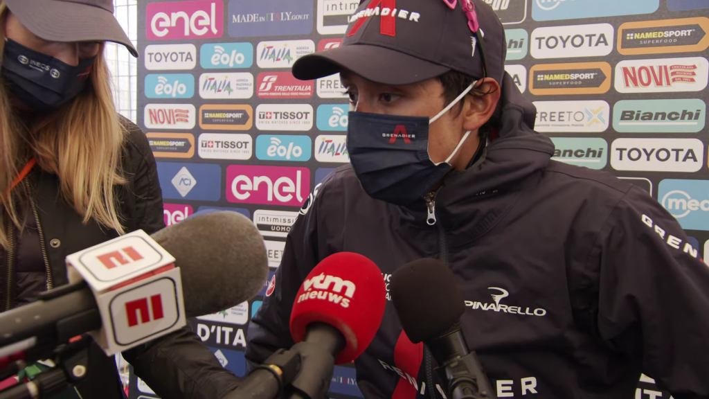 Palabras Egan Bernal etapa 14 Giro de Italia 2021