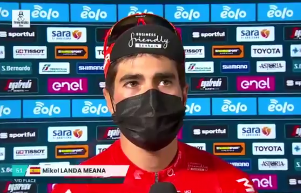 Mikel Landa caída etapa 5 Giro 2021