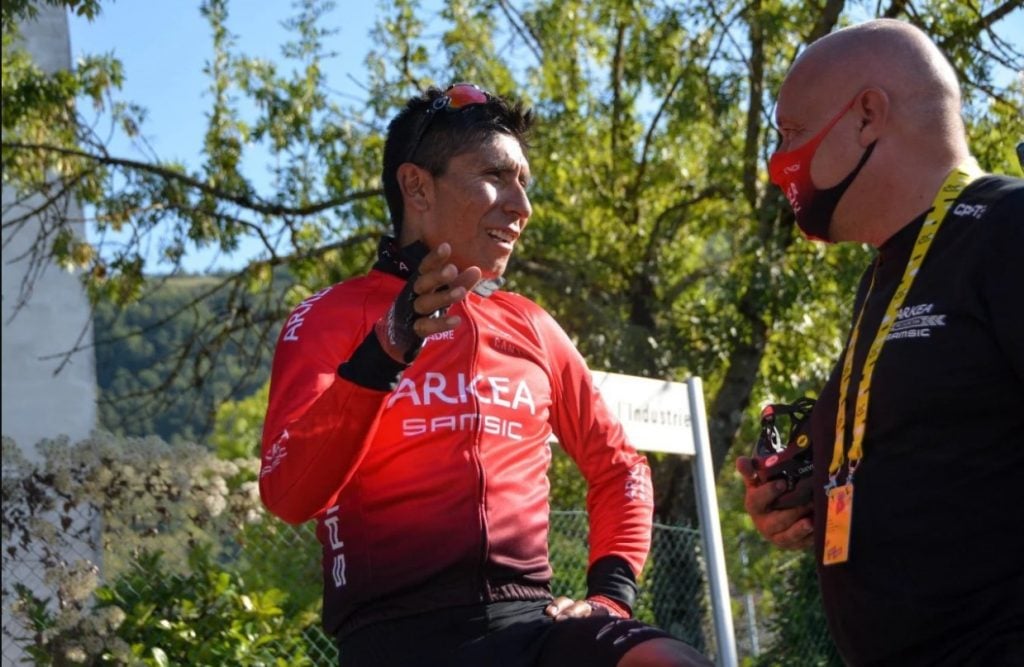 Nairo Quintana emotiva dedicatoria Colombia Vuelta a Asturias