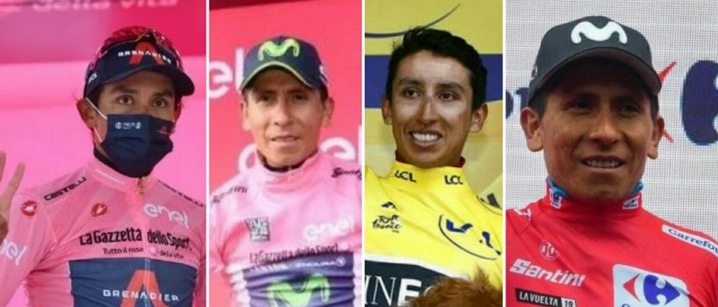 20 podios ciclismo colombiano grandes vueltas Egan Giro