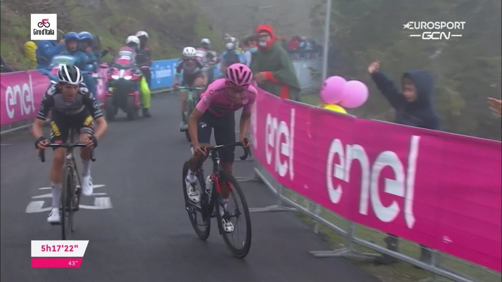 arranconazo Egan Bernal Zoncolan Giro 2021