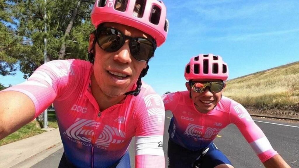Rigoberto Urán y Sergio Higuita etapa 2 Tour de Francia 2021