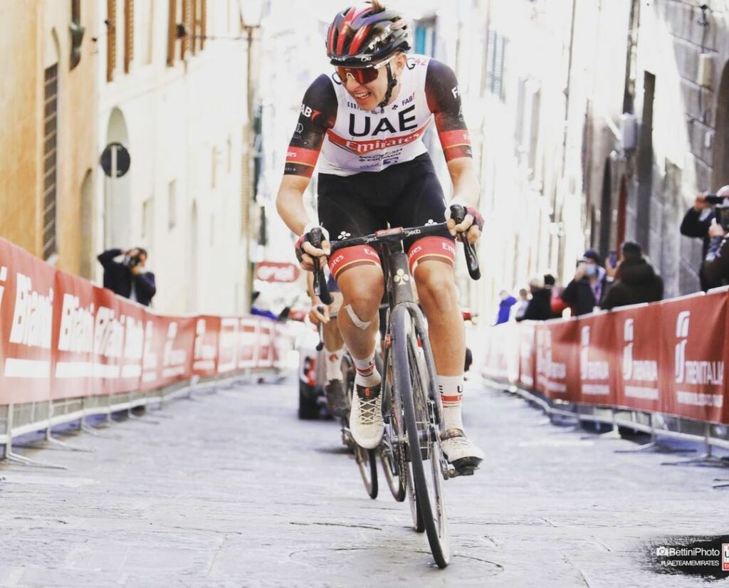 Tadej Pogacar, corredor del UAE Team Emirates en el 2021