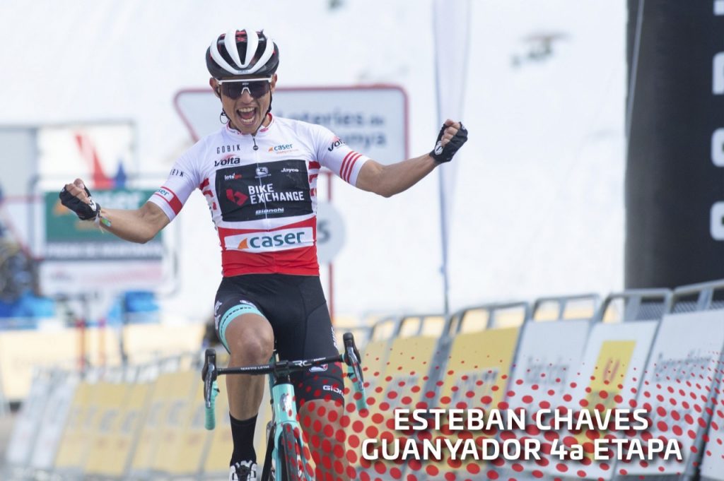 Esteban Chaves líder BikeExchange Tour Suiza 2021