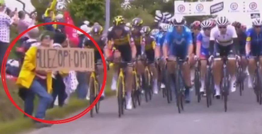 Eusebio Unzué sobre espectadora Tour de Francia 2021