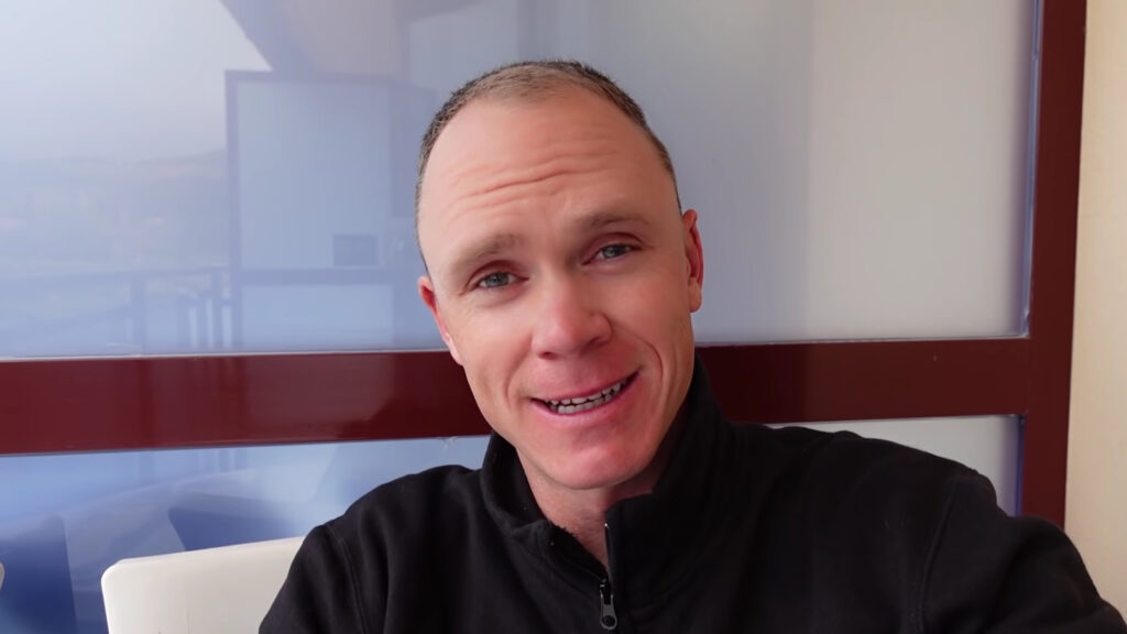 Chris Froome pantallazo rostro