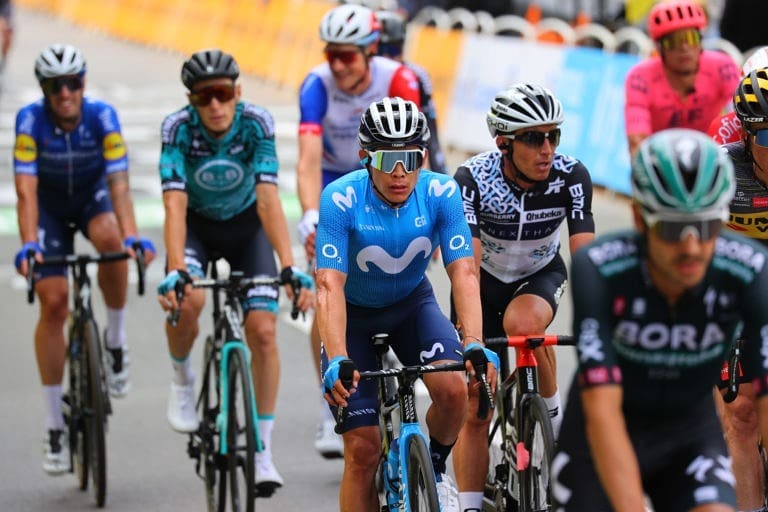 Miguel Ángel López, corredor del Movistar Team, está preinscrito en la Clásica San Sebastián, antes de competir de La Vuelta a España 2021