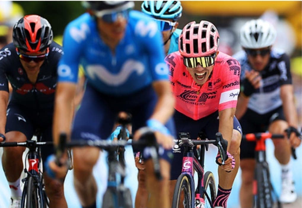 Sergio Higuita durante la etapa 7 del Tour de Francia 2021