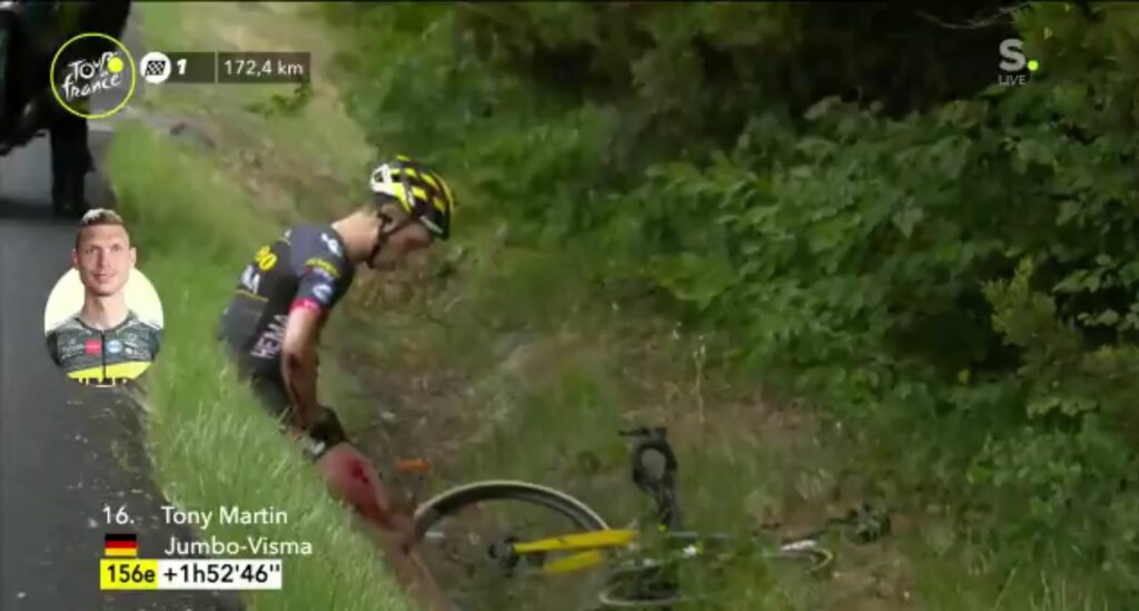 Tony Martín abandona Francia 2021