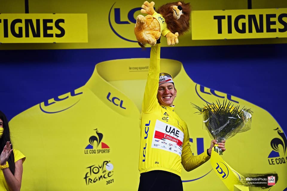 Tadej Pogacar es referenciado por Eddy Merckx tras concluir la primera semana del Tour de Francia 2021