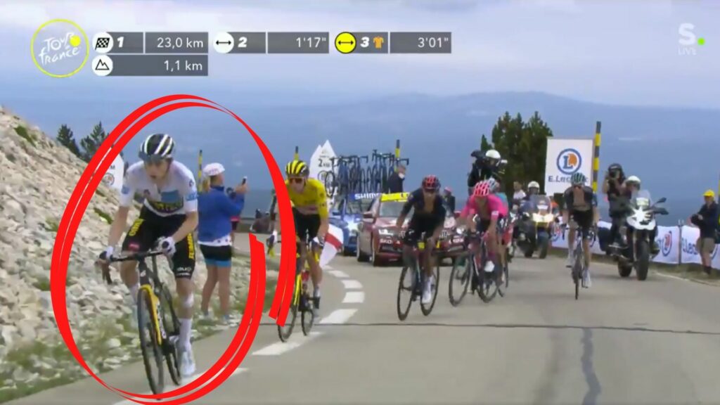 Pogacar crisis etapa 11 Tour de Francia 2021