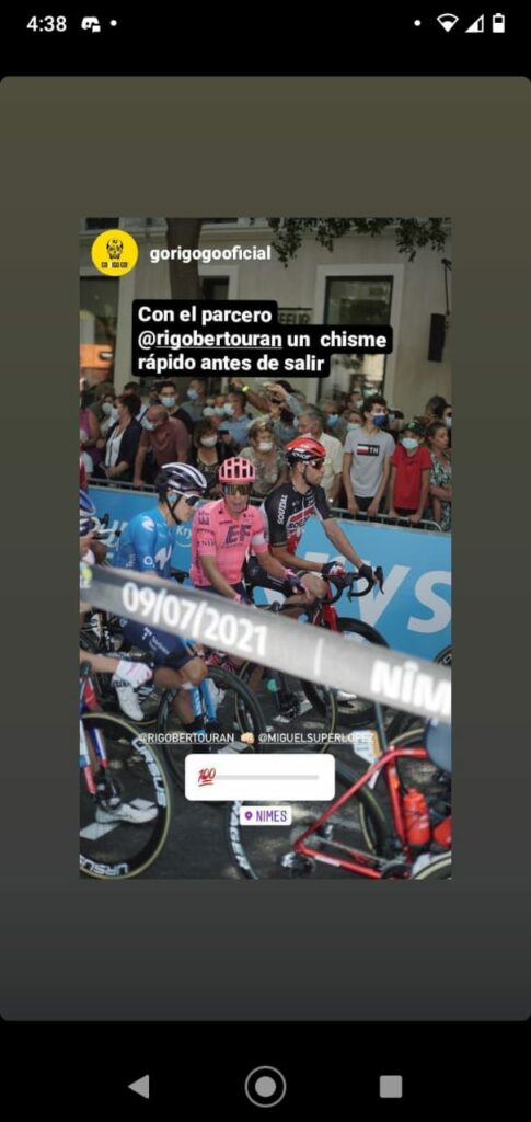 Miguel López foto Urán Francia 2021