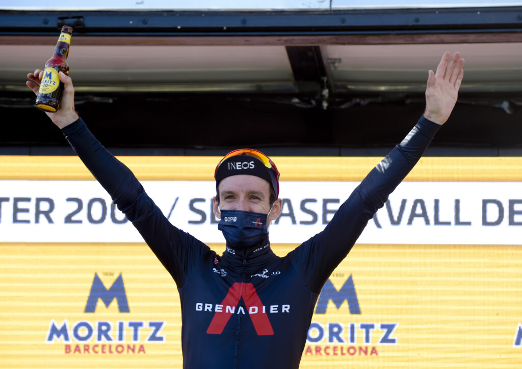 Adam Yates celebrando