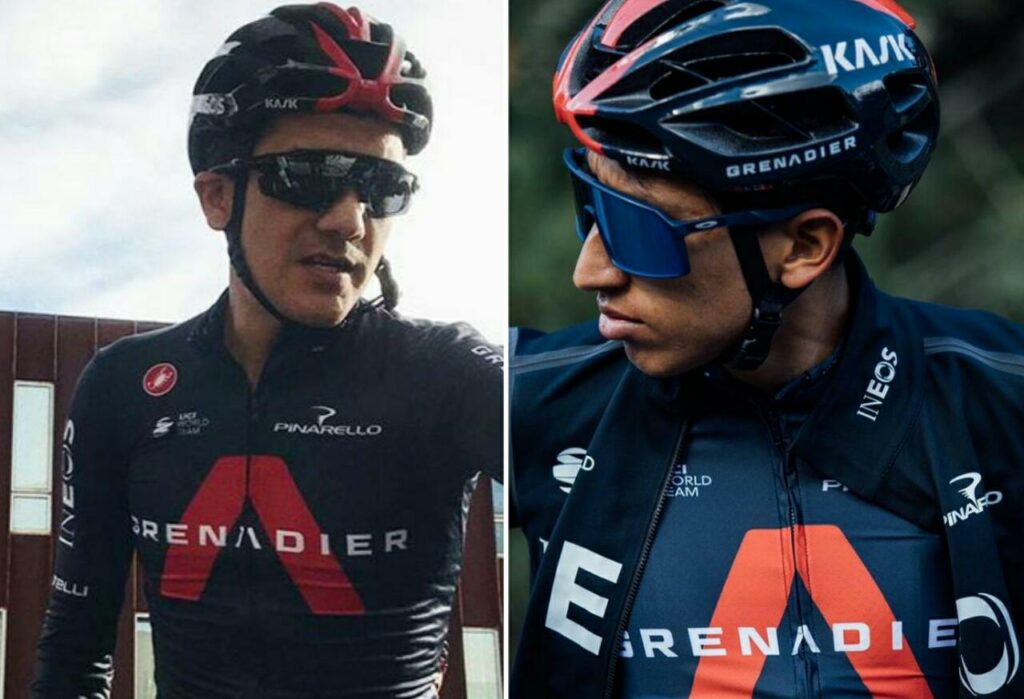 Carapaz del Ineos y Egan