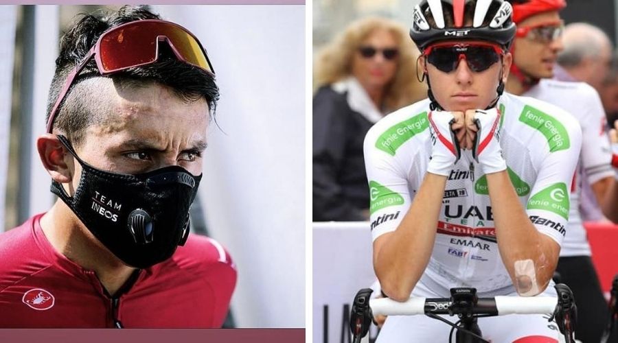 Egan collage Pogacar