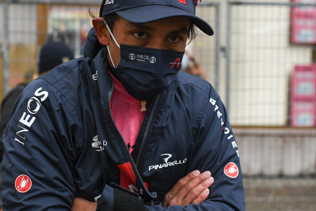 Egan Bernal con frío