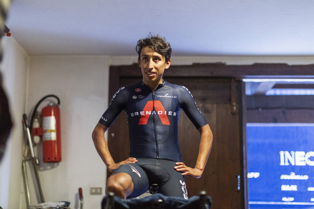 Egan en día de descanso en el Giro